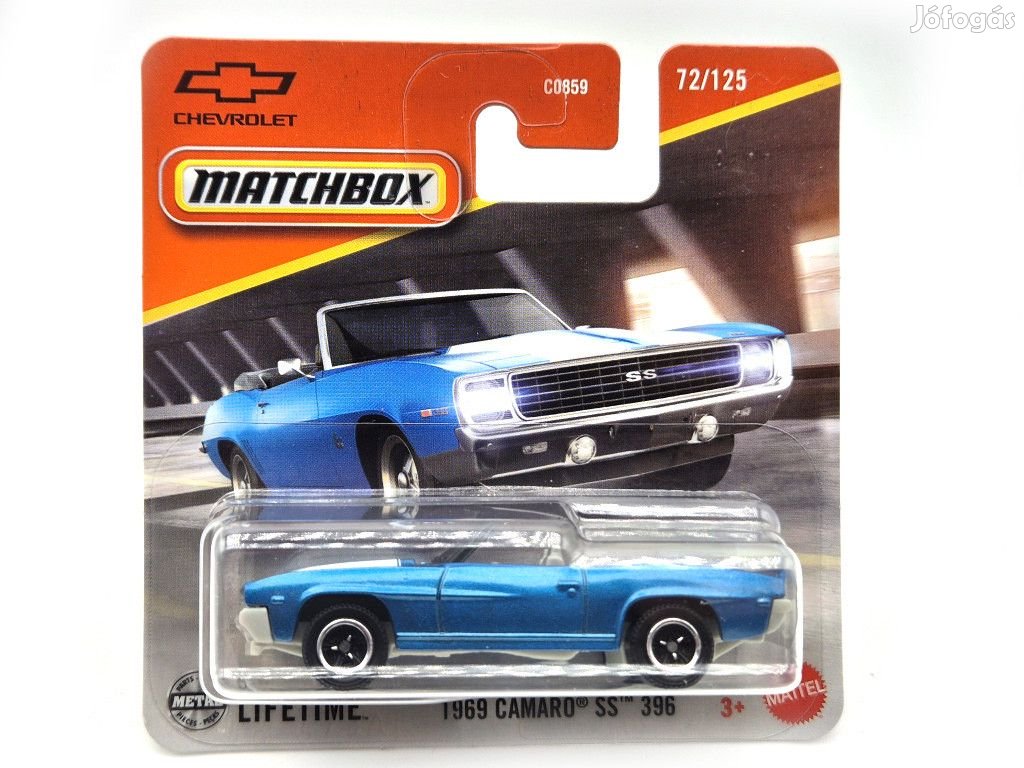 Camaro SS 396 (1969) - 72/125 - bliszteres -  Matchbox - 1:64