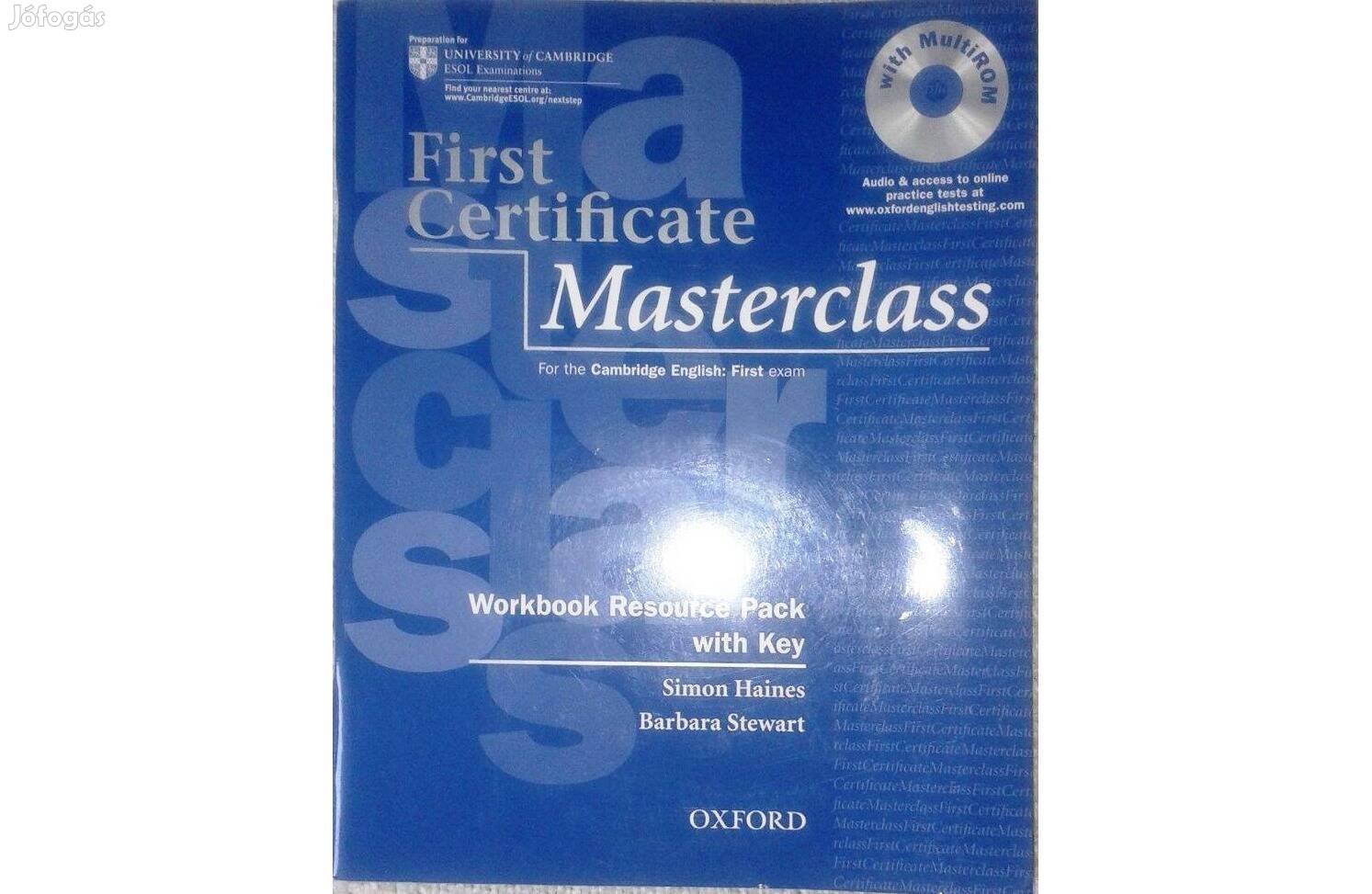 Cambridge English First Masterclass Workbook Pack eladó