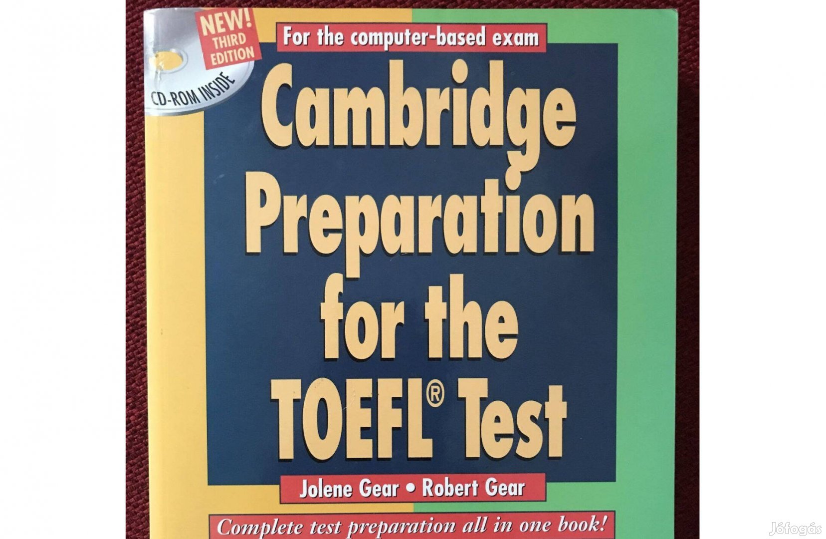 Cambridge Preparation for the TOEFL Test (köny+CD), nagyon jó állapotú