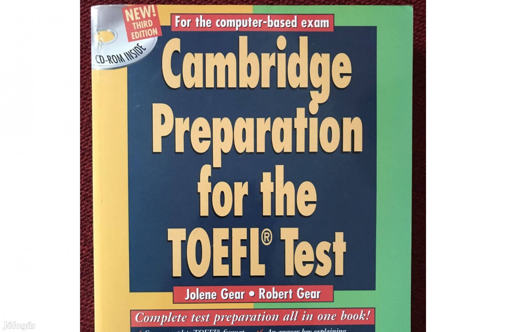 Cambridge Preparation for the TOEFL Test (köny+CD), újszerű állapotban