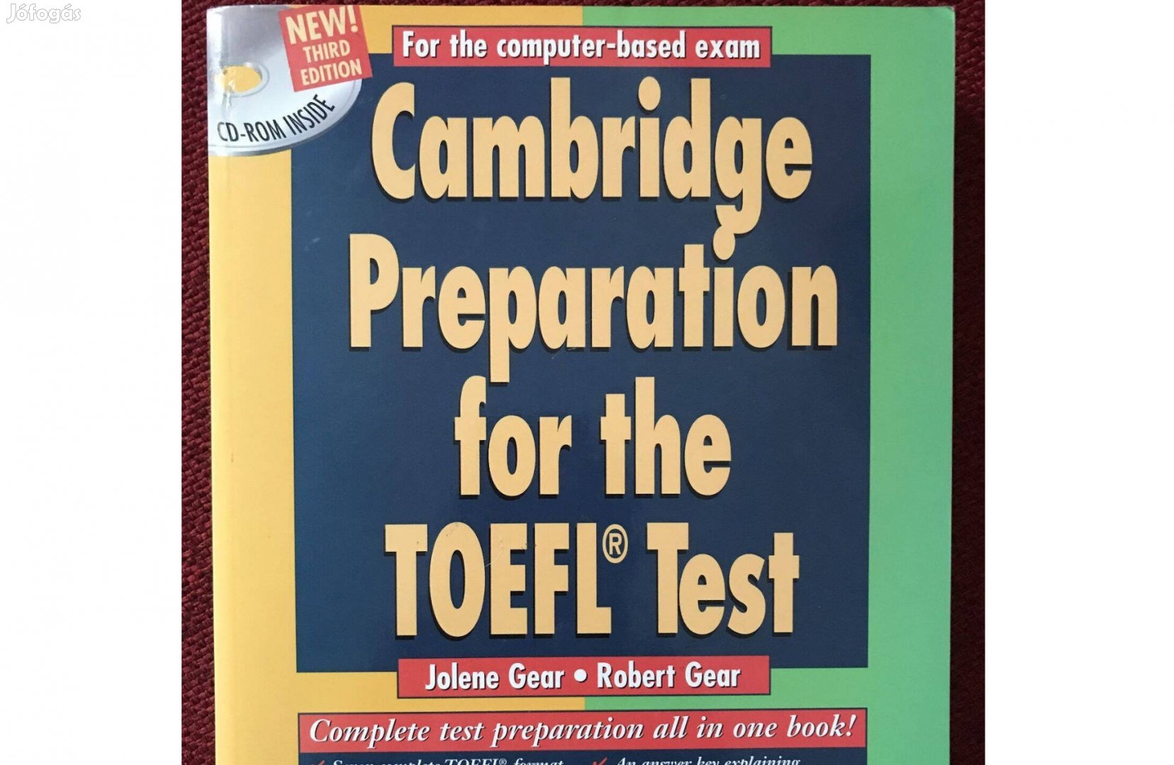 Cambridge Preparation for the TOEFL Test (köny+CD), újszerű állapotban