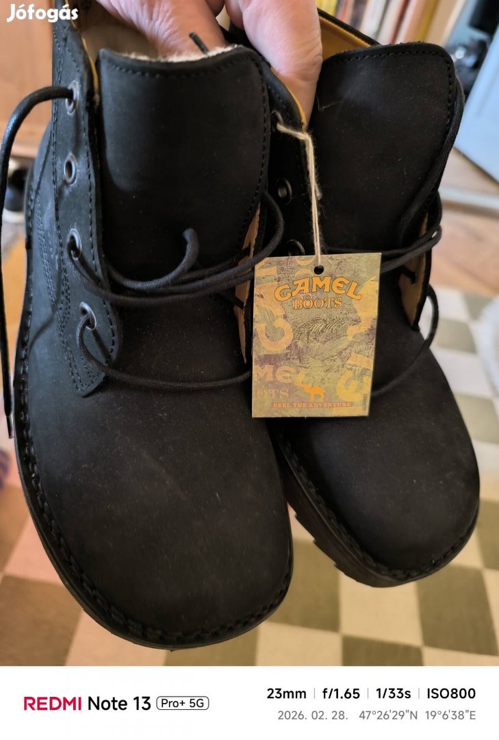 Camel Active bakancs nubuk bőr teljesen új .Utánvét