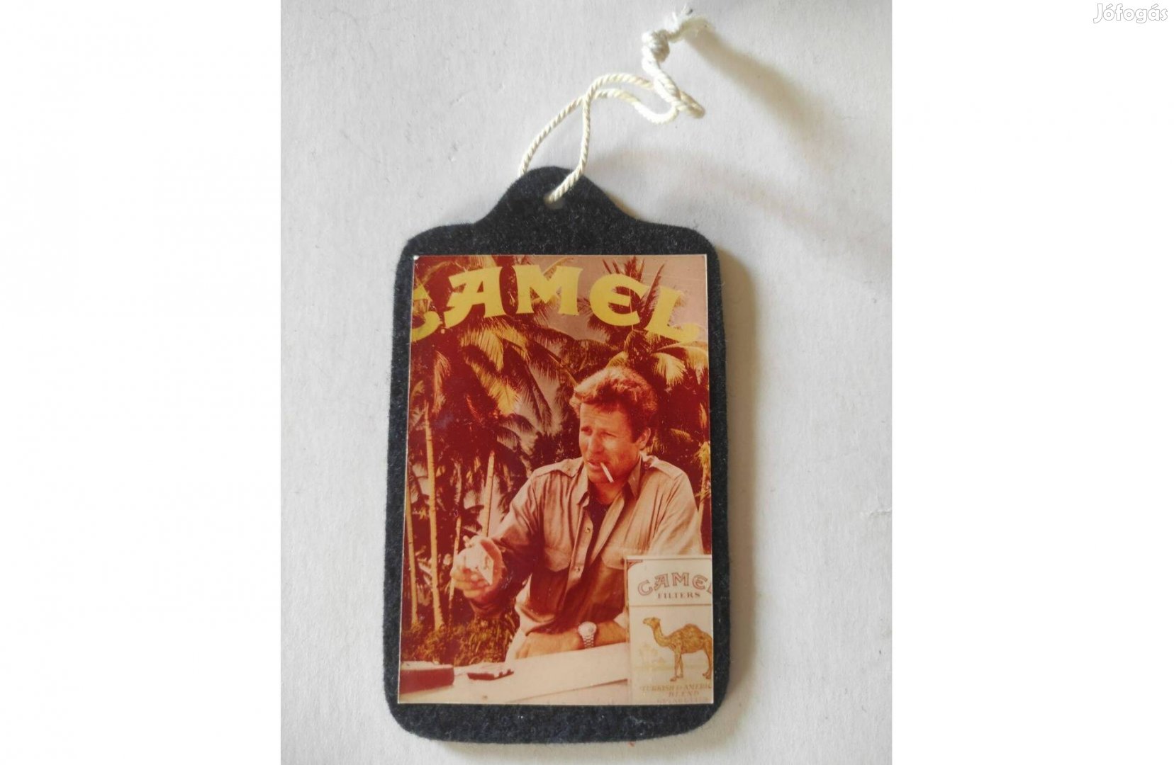 Camel cigaretta reklám textil, kiakasztható, retró, kb. 10