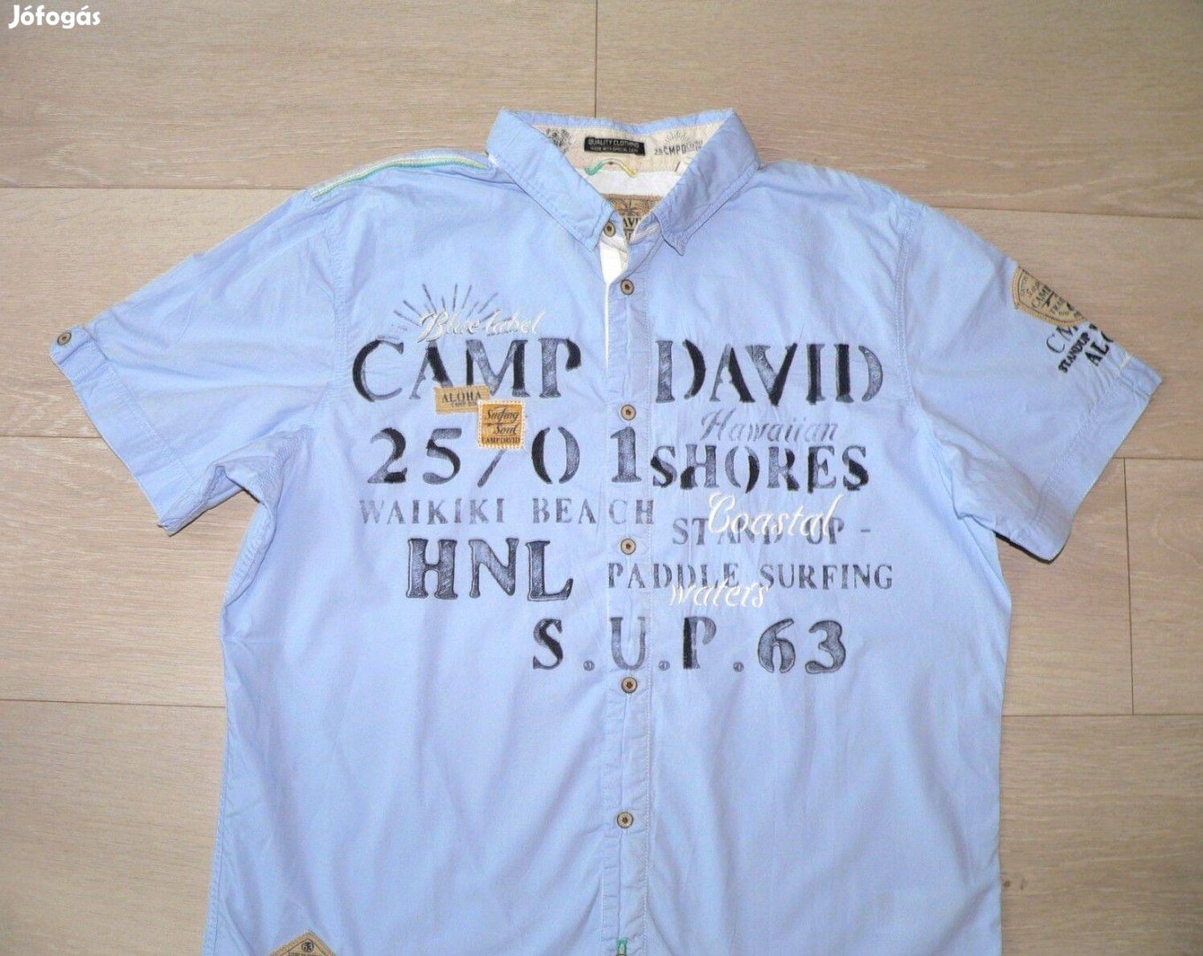 Camp David rövid ujjú ing M