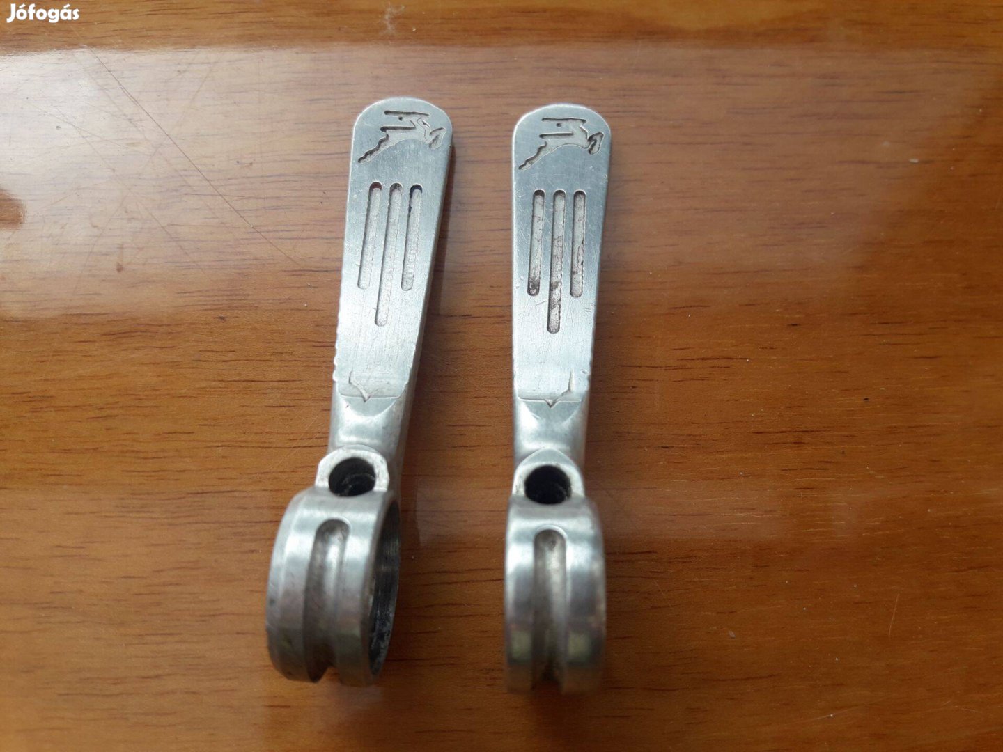 Campagnolo Super Record alsócsöves váltókarok Gazelle gravírral