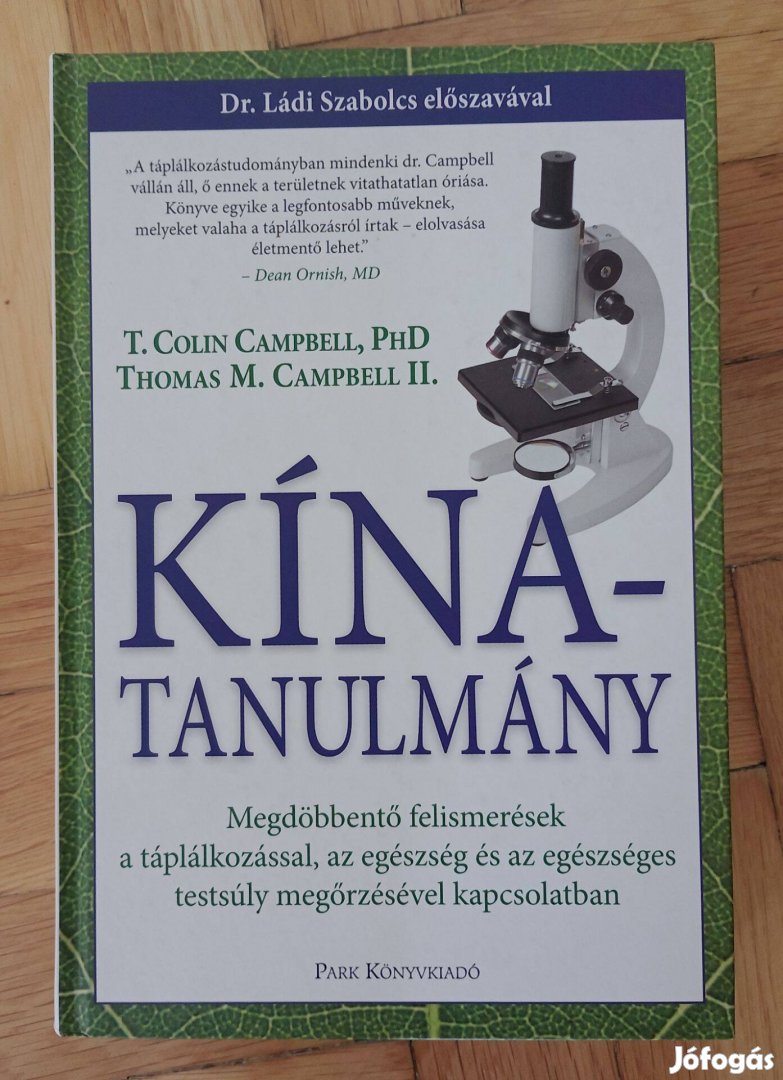 Campbell: Kína tanulmány könyv eladó