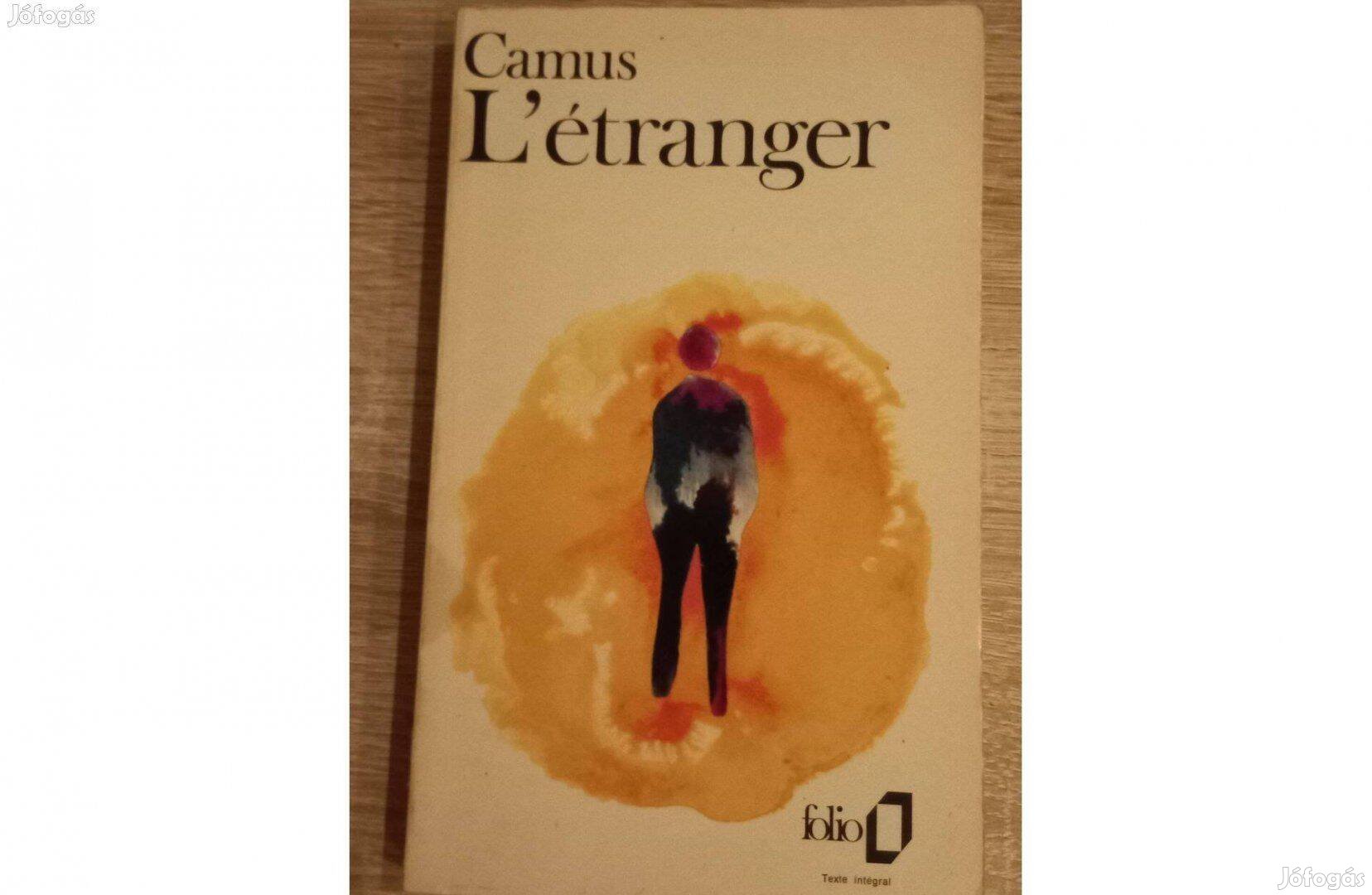 Camus: L etranger francia nyelvű könyv