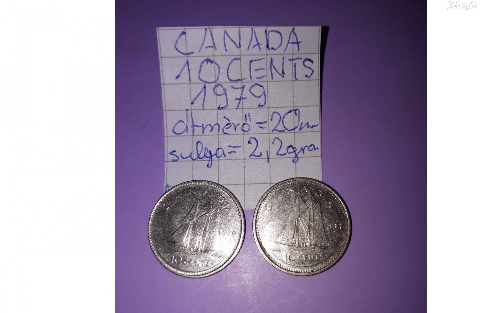 Canada 10 cents 1979
