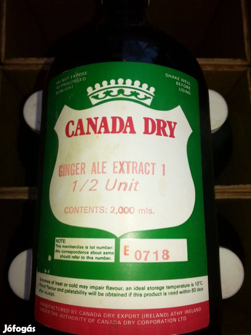 Canada Dry retro stílusú palackok, képek szerinti gyönyörű állapot!
