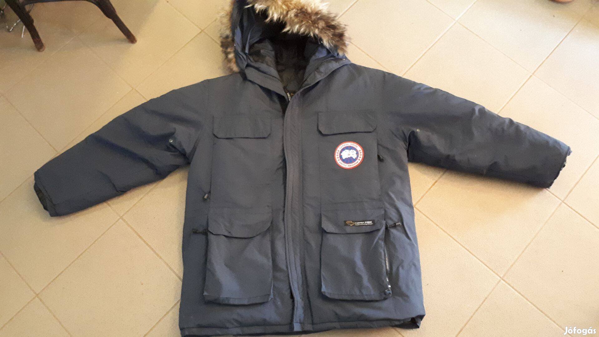 Canada Goose acélkék L-es dzseki kabát