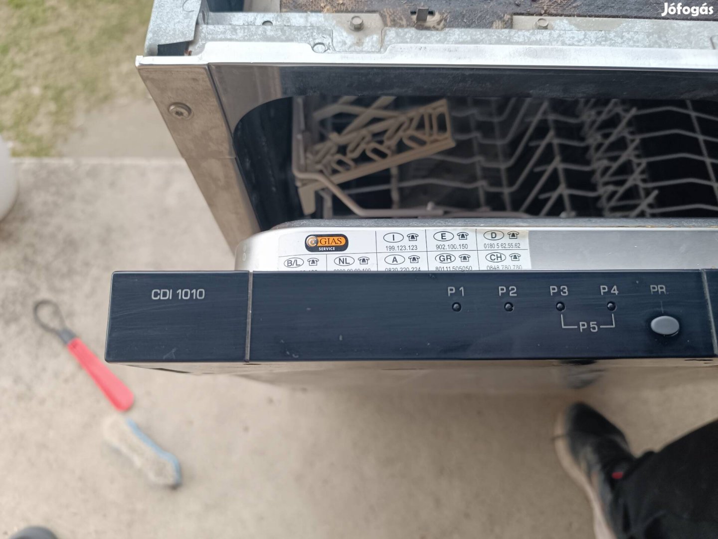 Candy CDI1010 Hibás mosógép elvihető.