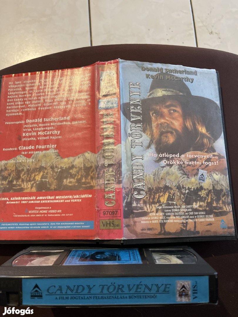 Candy törvénye western vhs