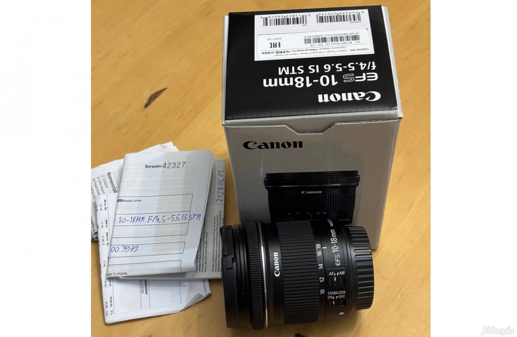 Canon 10-18 mm ef-s is stm objektív újszerű