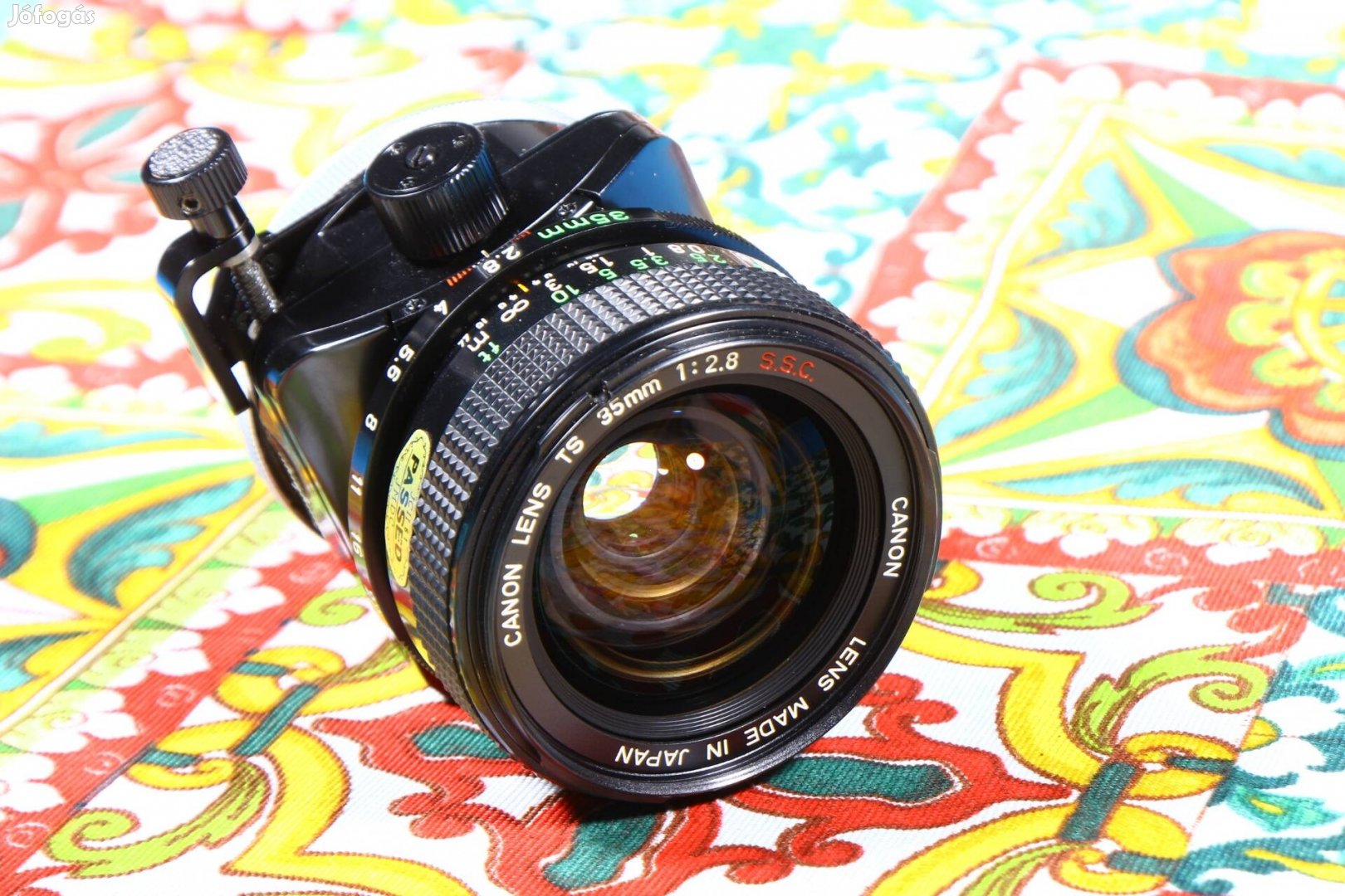 Canon 2.8 35mm TS tilt shift fd ssc objektív 
