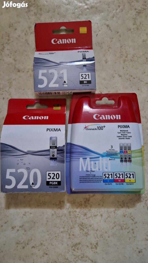 Canon 520 521 tintapatronok