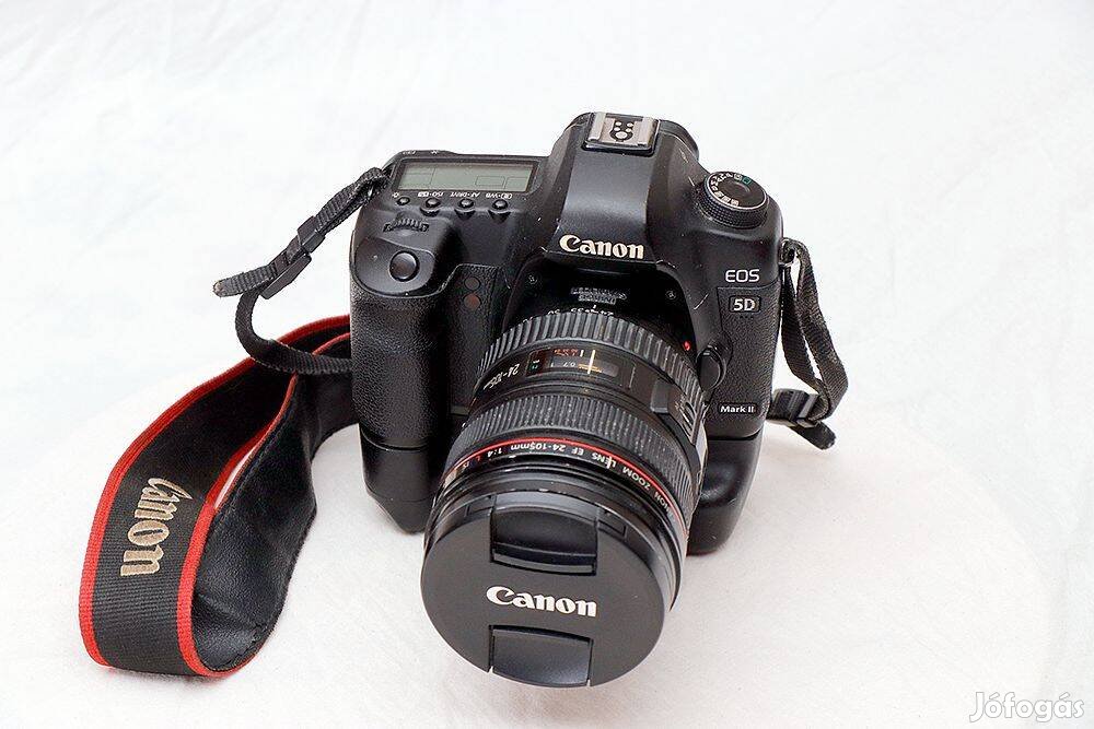 Canon 5D Mark II + eredeti Canon portrémarkolat + EF 24-105 L Is