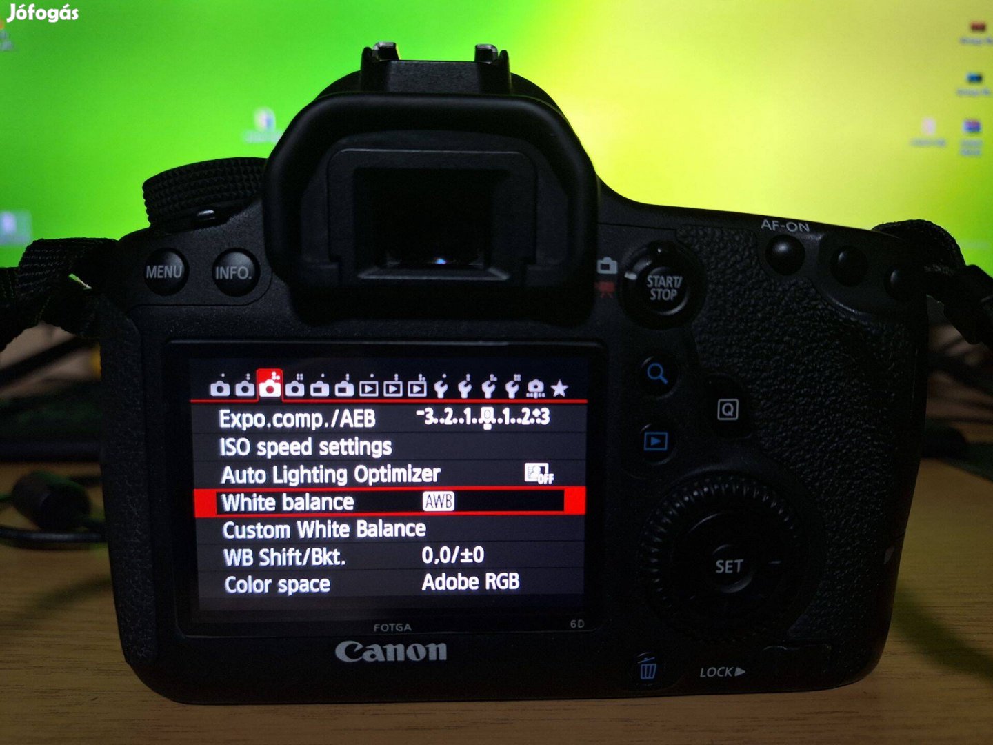 Canon 6D DSLR fényképező