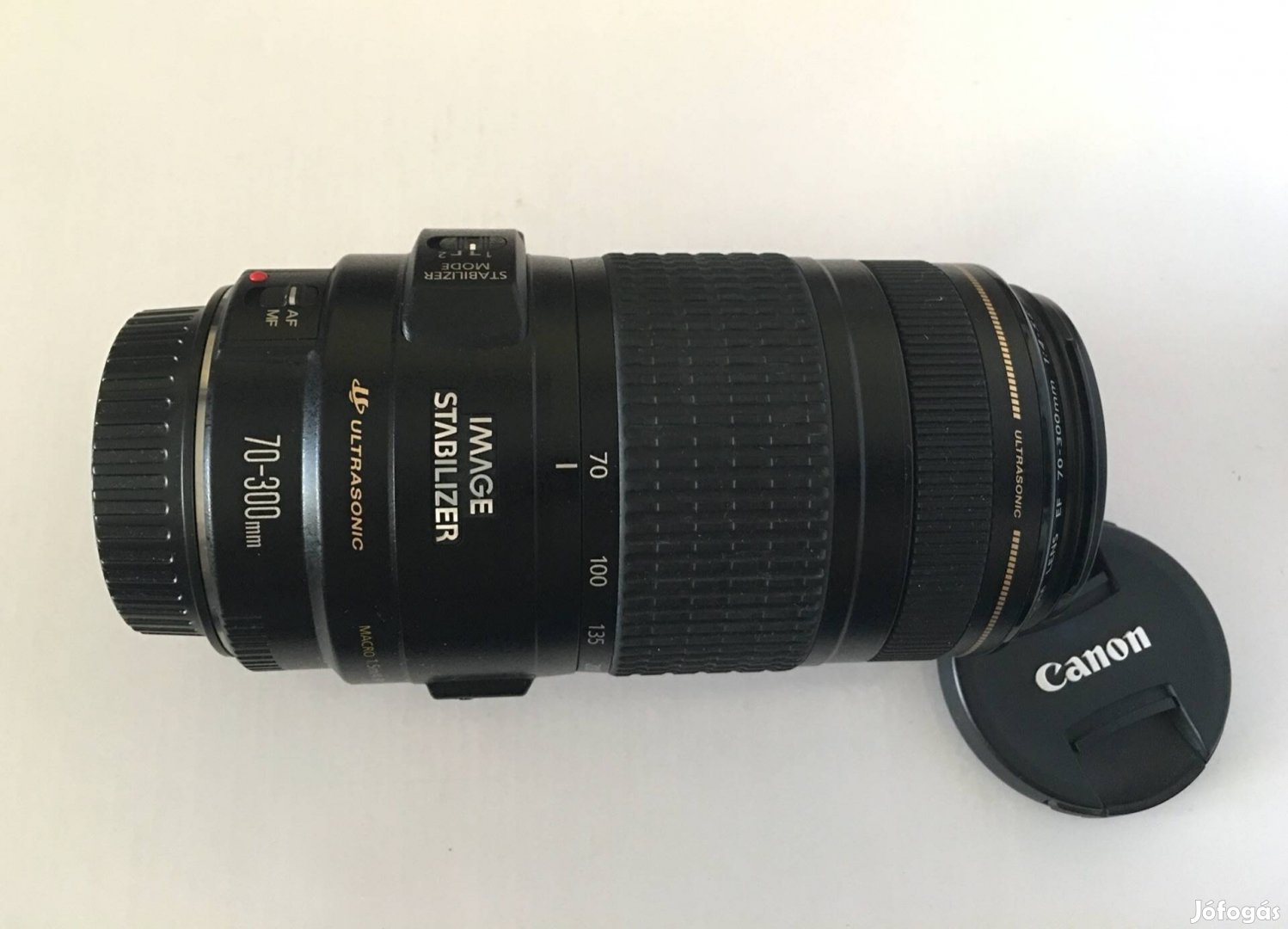 Canon 70-300/4-5.6 Is USM telezoom objektív új állapotban eladó