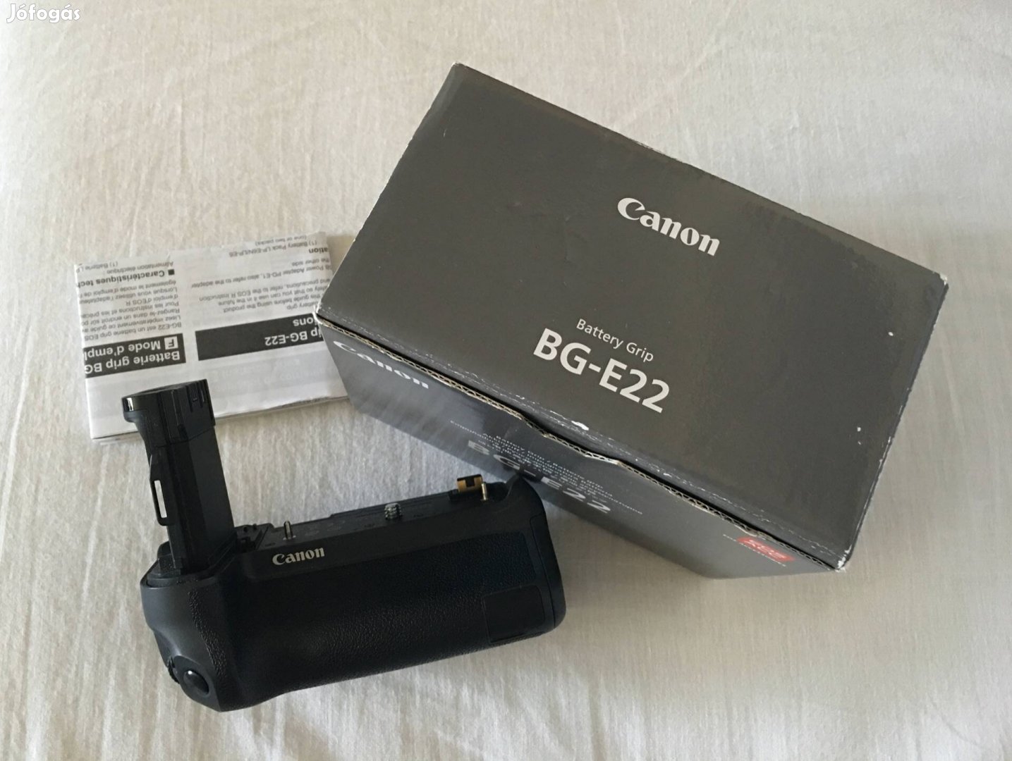 Canon BG-E22 portrémarkolat EOS R-hez dobozában új állapotban eladó