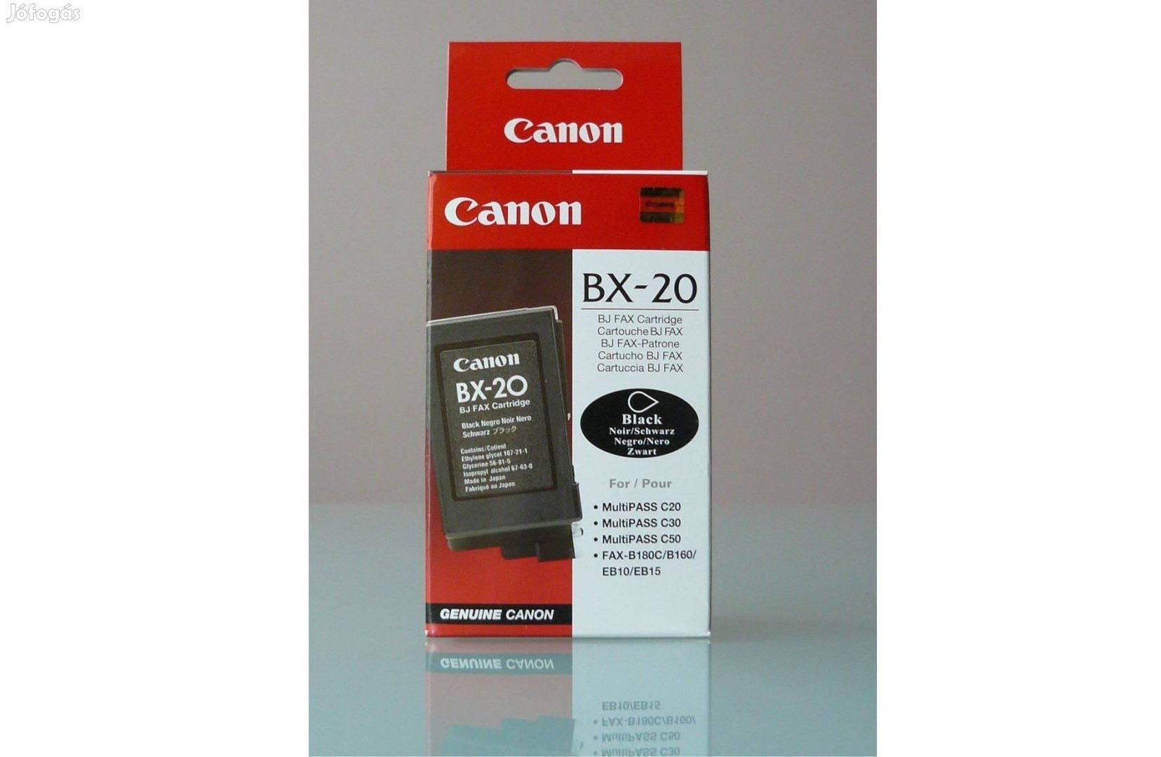 Canon BX20 tintapatron eredeti; Canon BX-20 fax patron = 6.499.-Ft