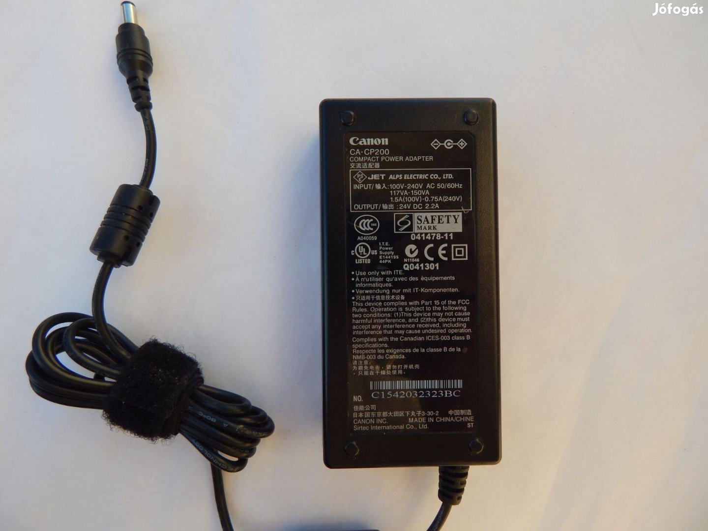 Canon CA-CP200 Adapter Töltő 24 Volt 2.2 Amper