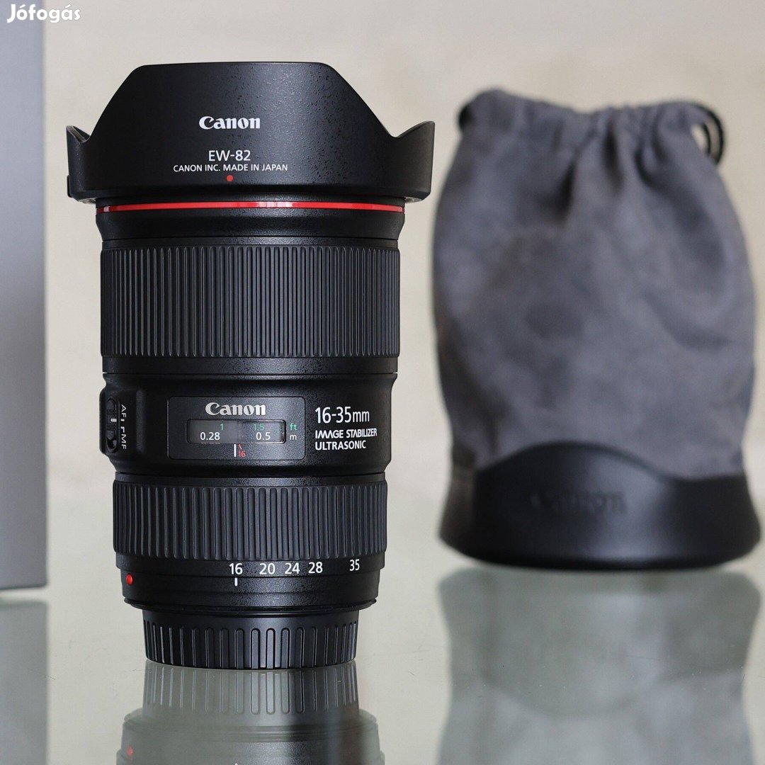 Canon EF 16-35mm f4L Is USM objektív - Újszerű - 16-35