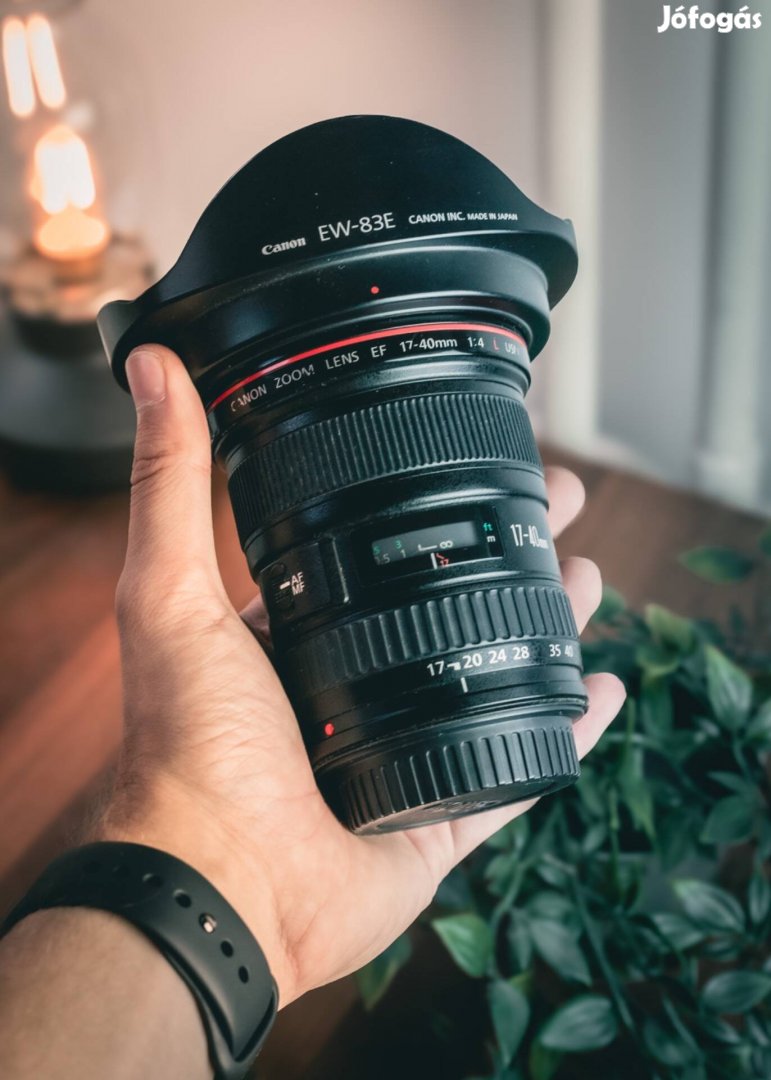 Canon EF 17-40 F4L széleslátó zoom objektív