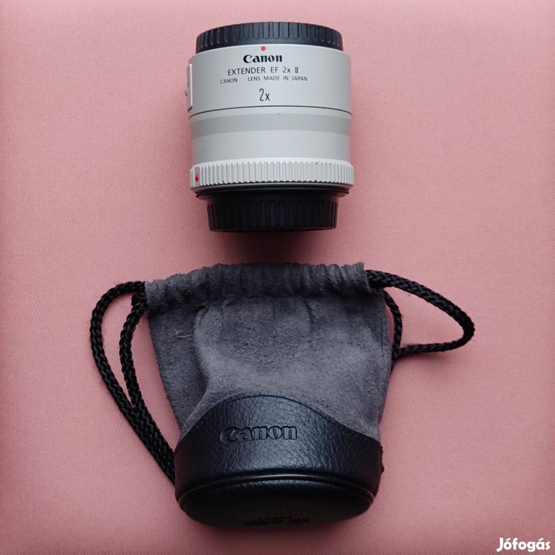 Canon EF 2x II extender telekonverter (duplázó) újszerű állapotban