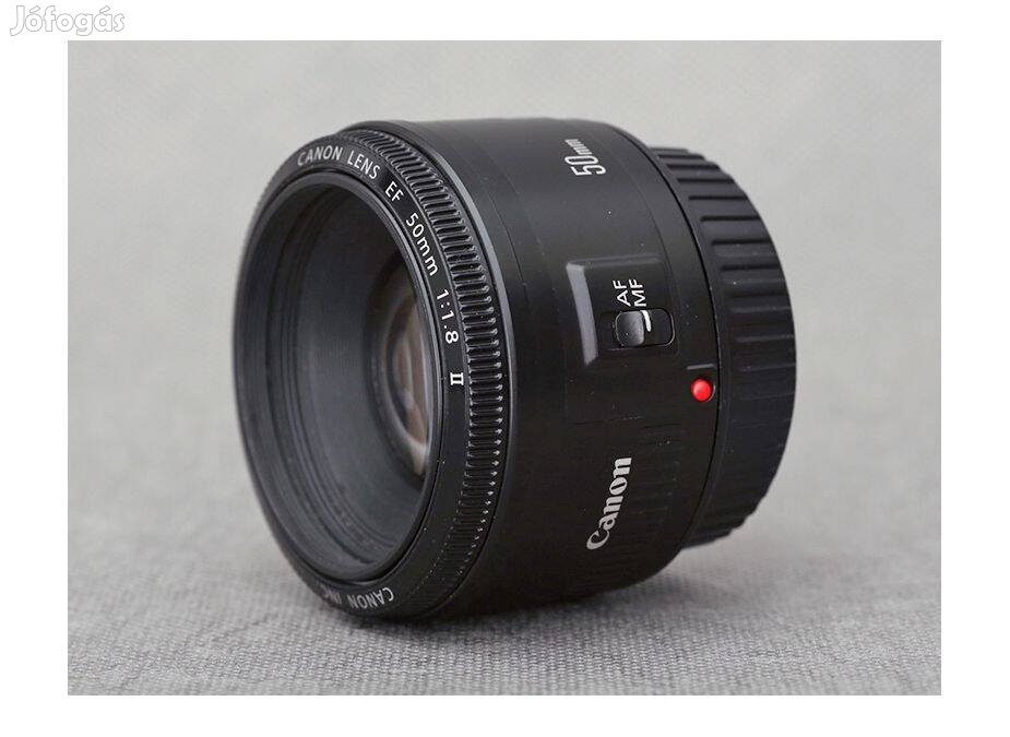 Canon EF 50 1.8 II objektív 50mm | 6 hó magyar garancia!