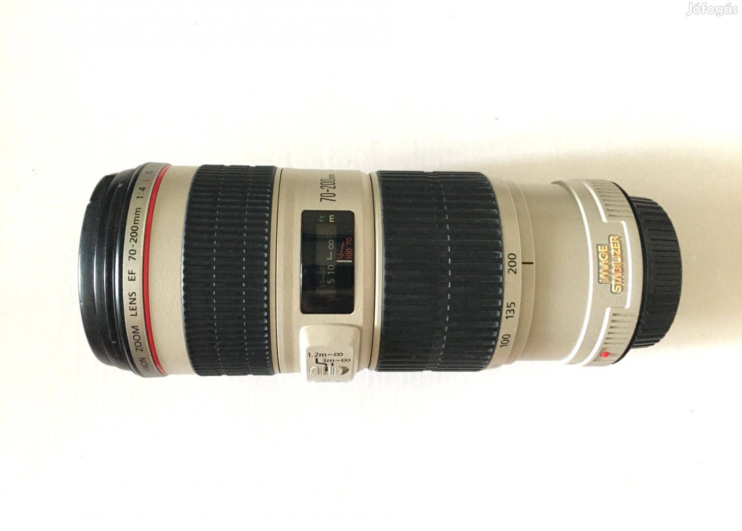 Canon EF 70-200/4 L Is USM telezoom ( képstabilizált ) professzionális