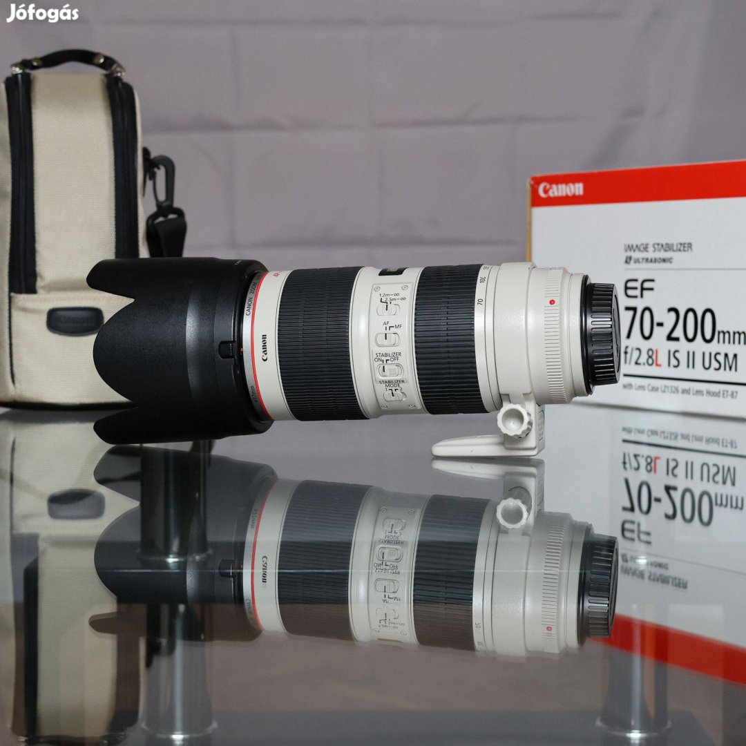 Canon EF 70-200mm f2.8L Is II USM objektív - Megkímélt -