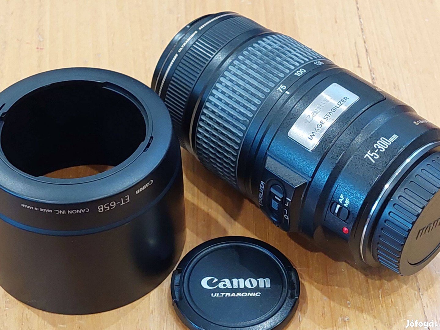 Canon EF 75-300mm 1:4-5,6 Is USM Teleoptika Megkímélt!