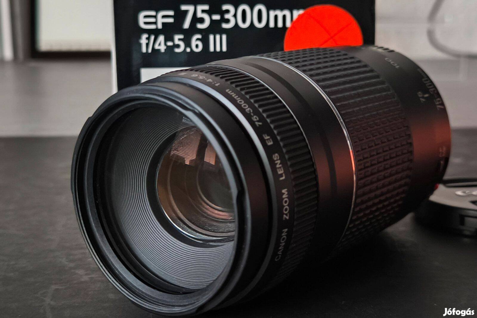 Canon EF 75-300mm III mint az új! Foxpost egyeztetés után !