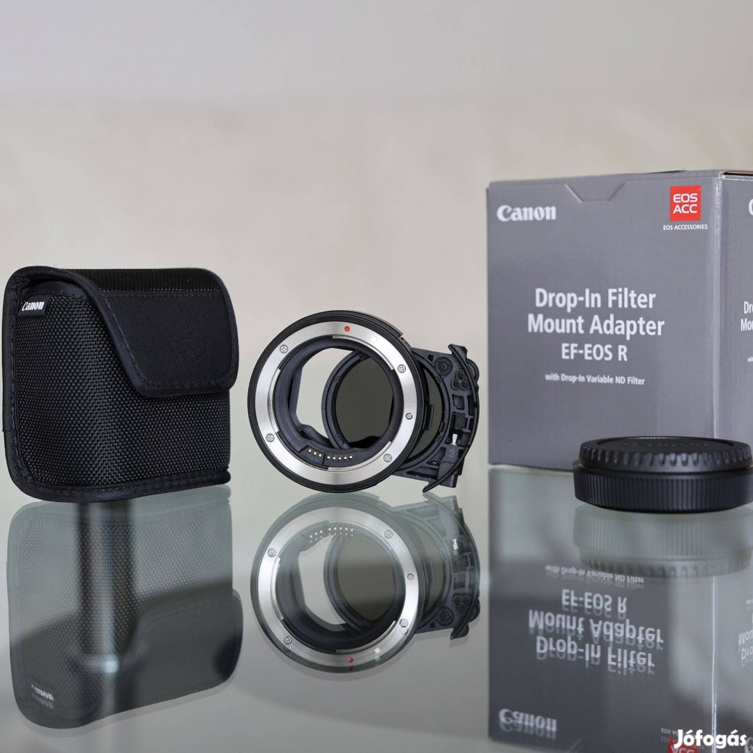 Canon EF-EOS R adapter Drop-In Variable ND szűrővel -