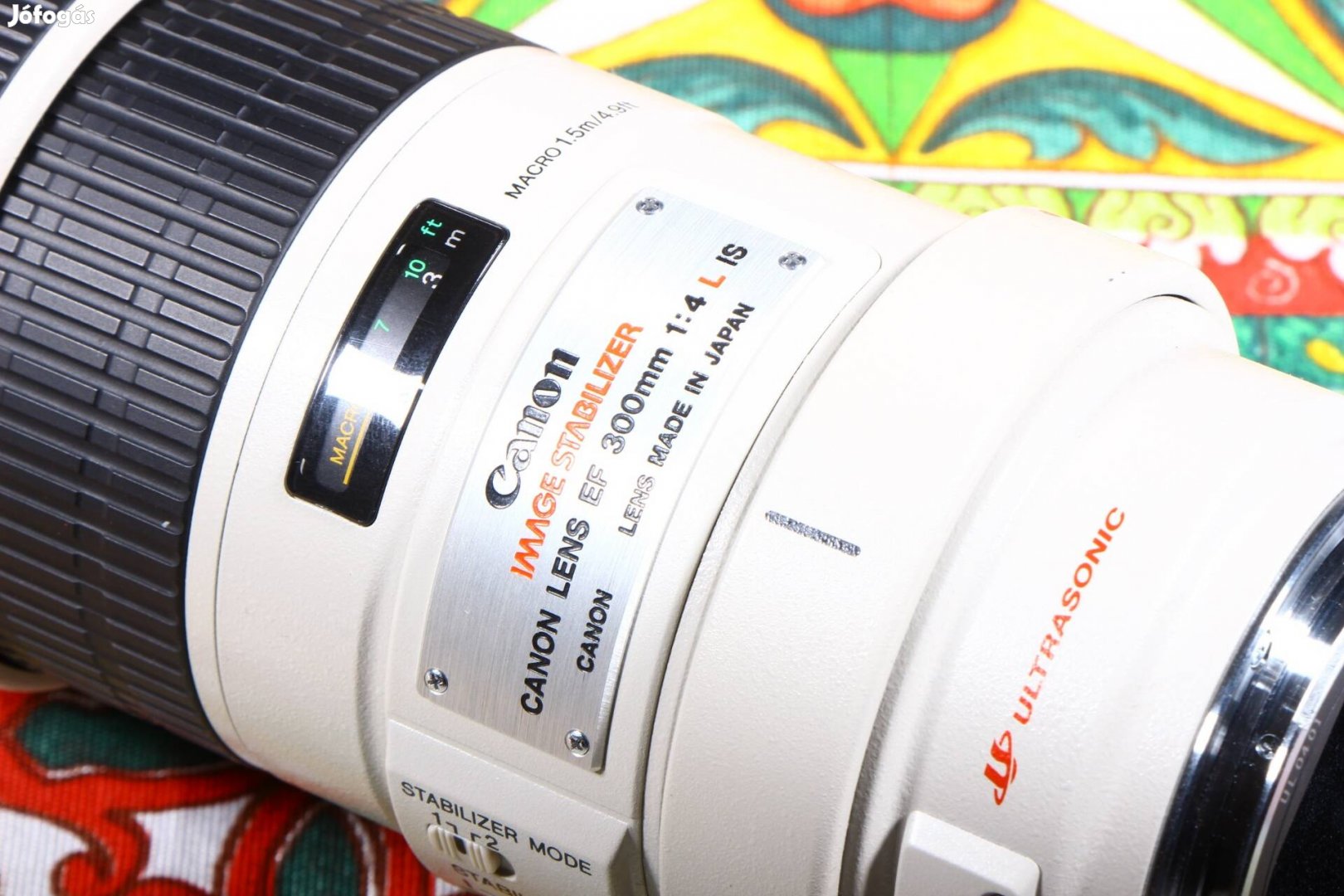 Canon EF f4 300mm L Is usm objektív 