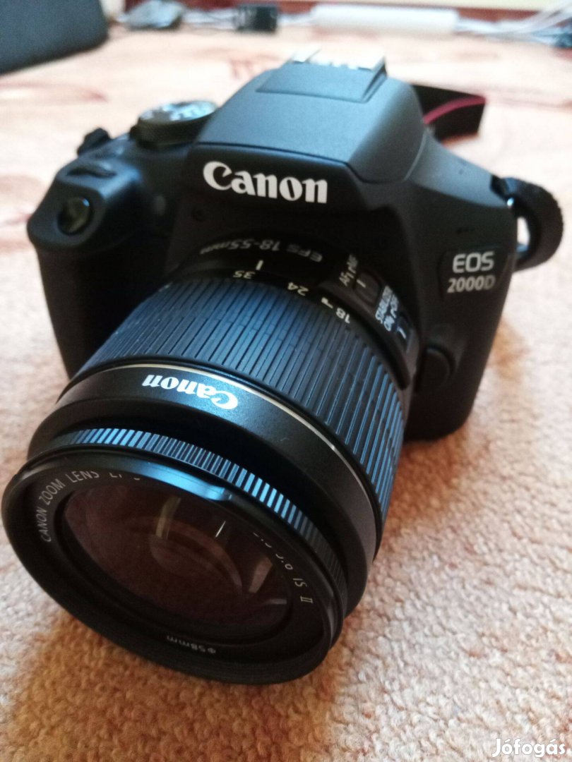 Canon EOS 2000D fényképezőgép + 2 objektív