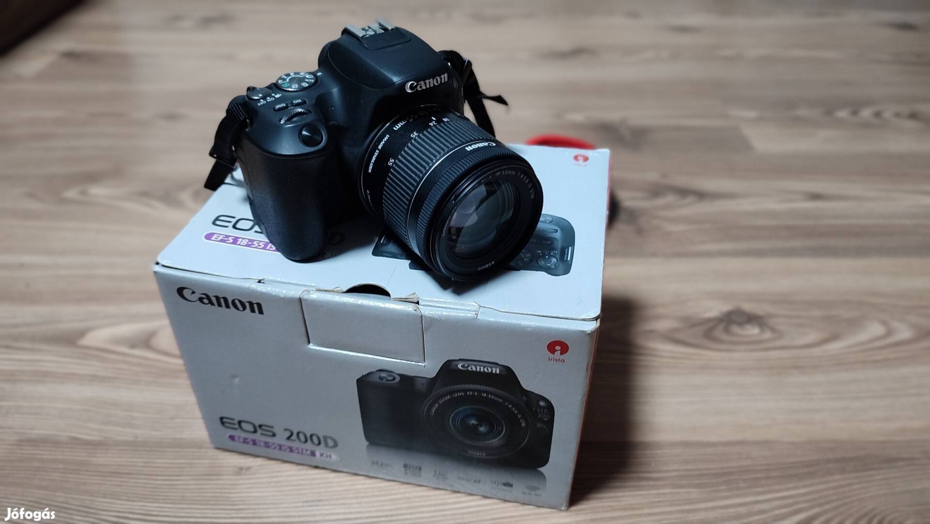 Canon EOS 200D fényképezőgép, EF-S 18-55mm Is STM obi