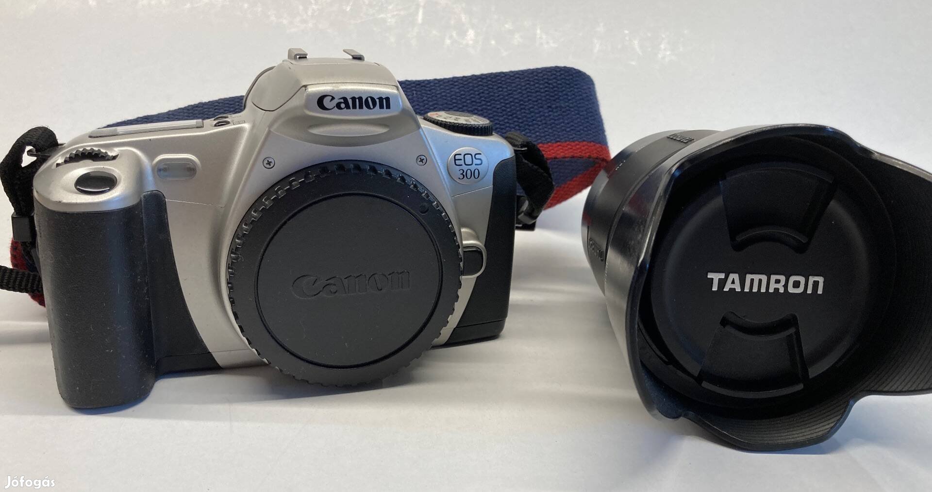 Canon EOS 300 váz + Tamron 28-105 obejktív, analóg szett ajándék táska