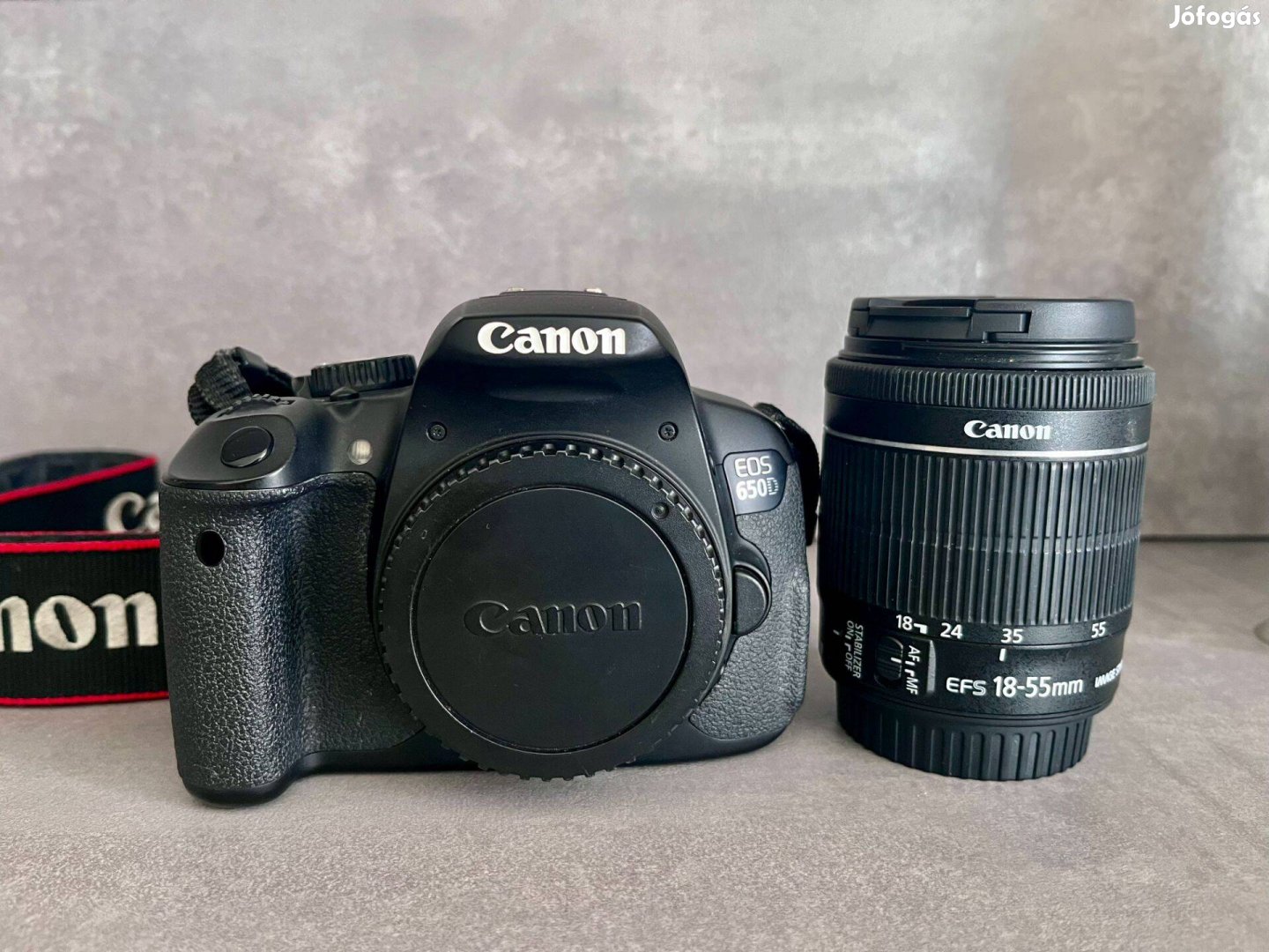 Canon EOS 650D 18-55mm kit objektívével