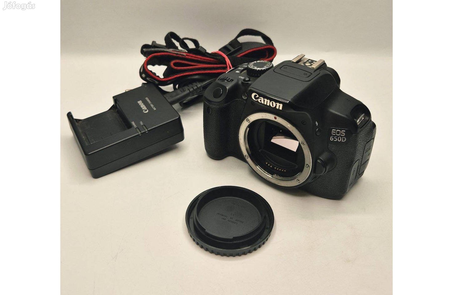 Canon EOS 650D DSLR váz, használt, 1 év garancia