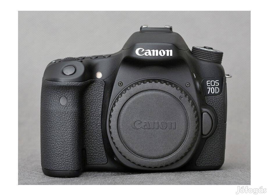 Canon EOS 70D fényképezőgép váz | 6 hó magyar garancia!