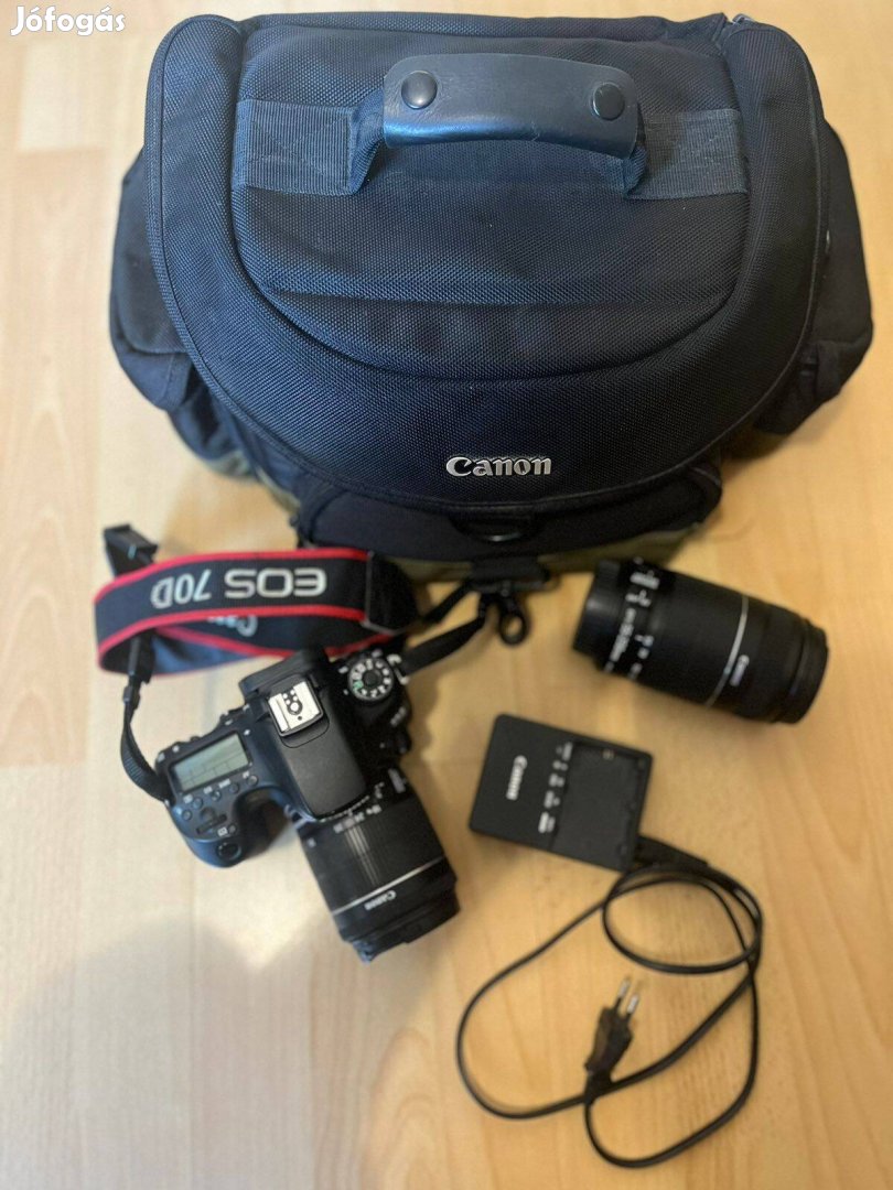 Canon EOS 70D váz + 2 objektív + táska