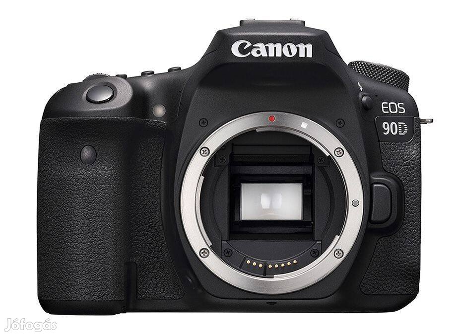 Canon EOS 90D fényképezőgép váz markolat 6 hó magyar