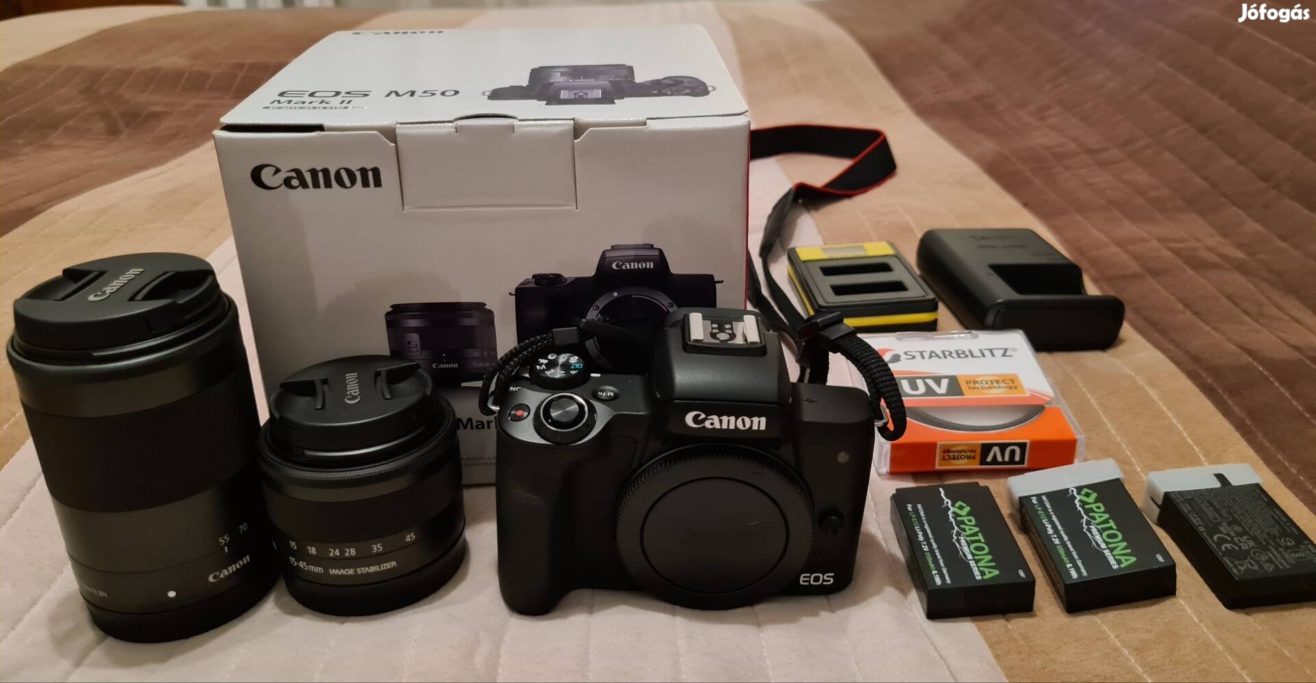 Canon EOS M50 Mark II MILC gép 