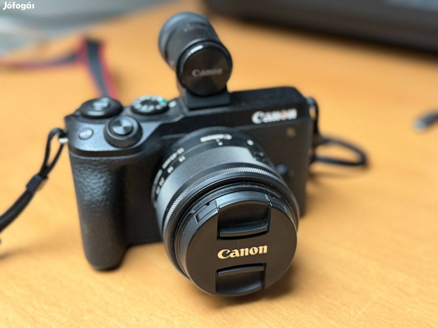 Canon EOS M6 Mark II + EF-M 15-45 + EVF kereső eladó!