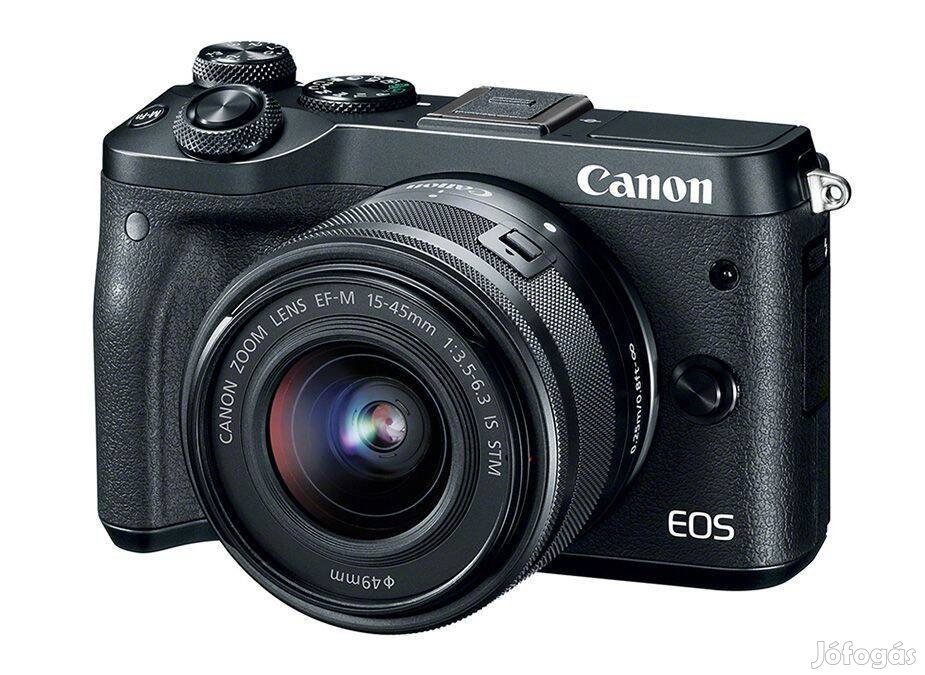 Canon EOS M6 fényképezőgép váz | 6 hó magyar garancia!
