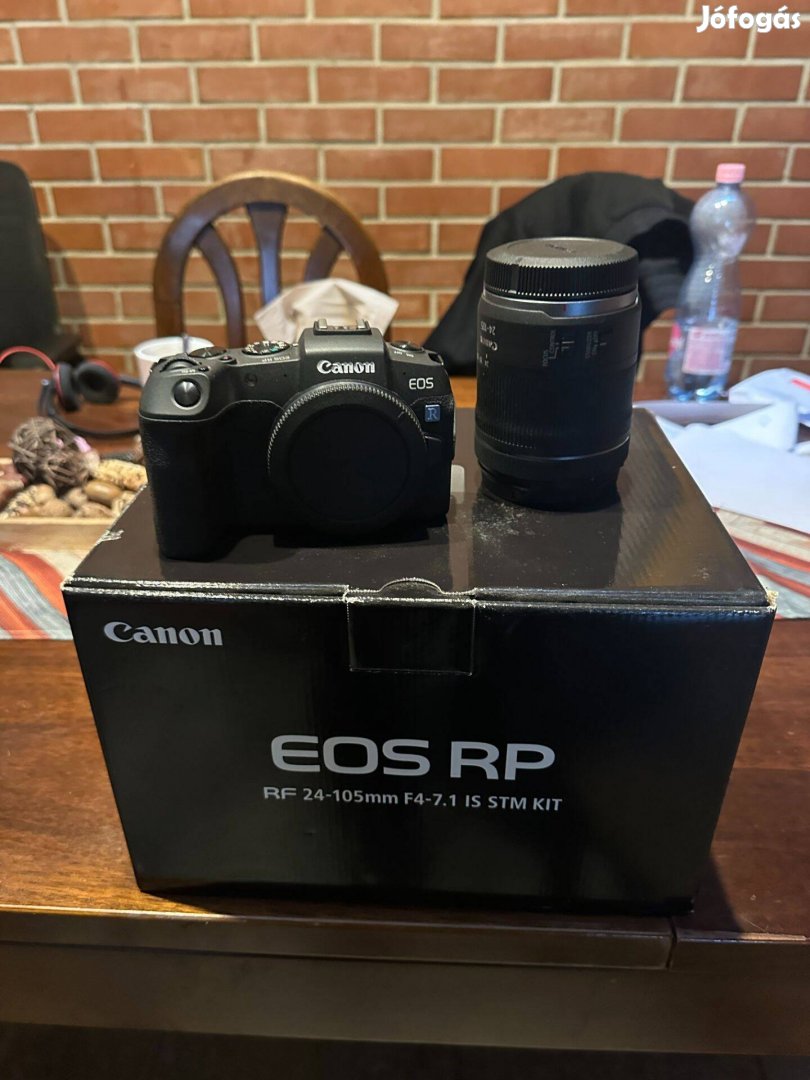 Canon EOS RP fényképező gép és lencse