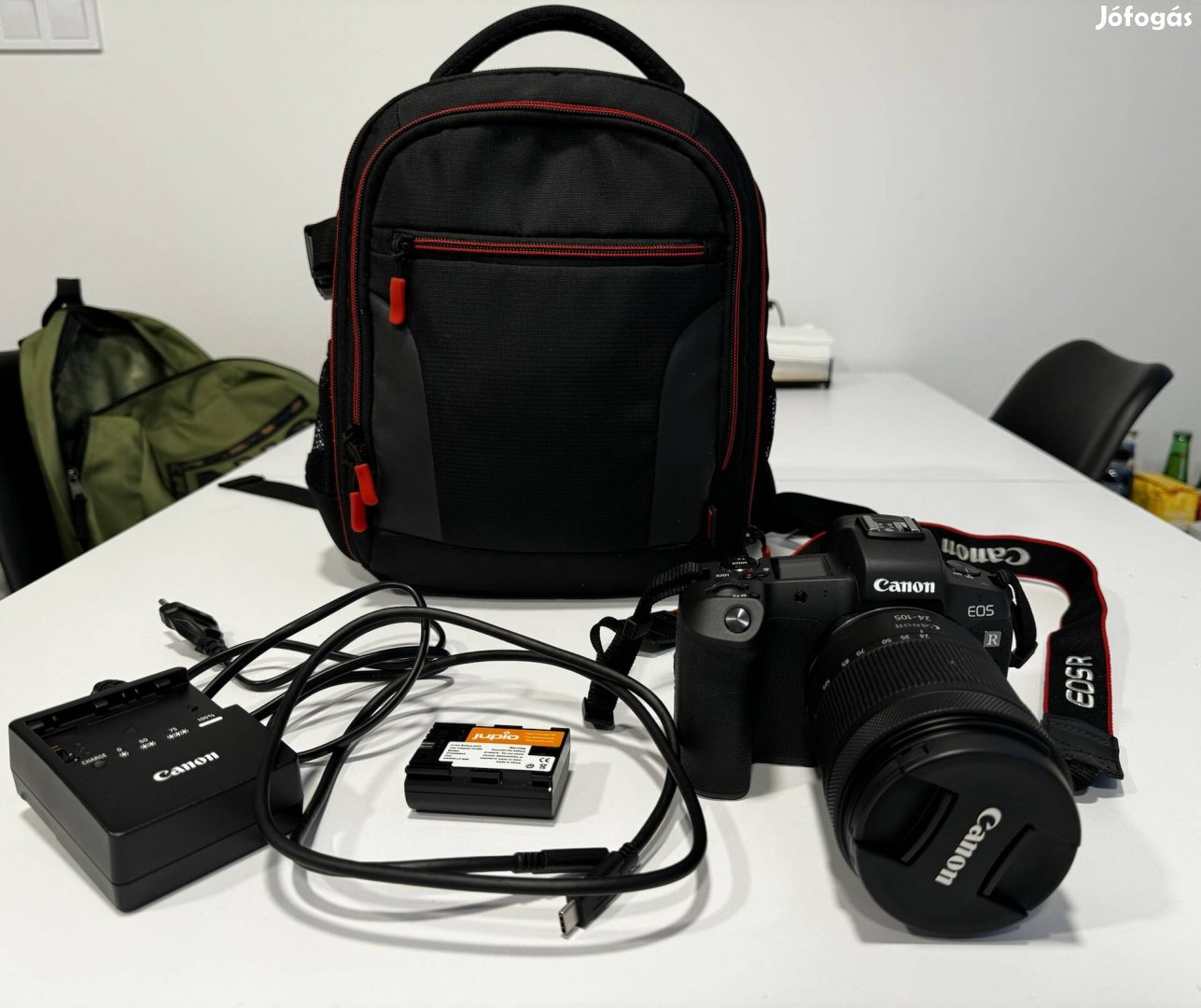 Canon EOS R Digitális fényképezőgép + RF 24-105 mm f/4-7.1 Is STM kit 