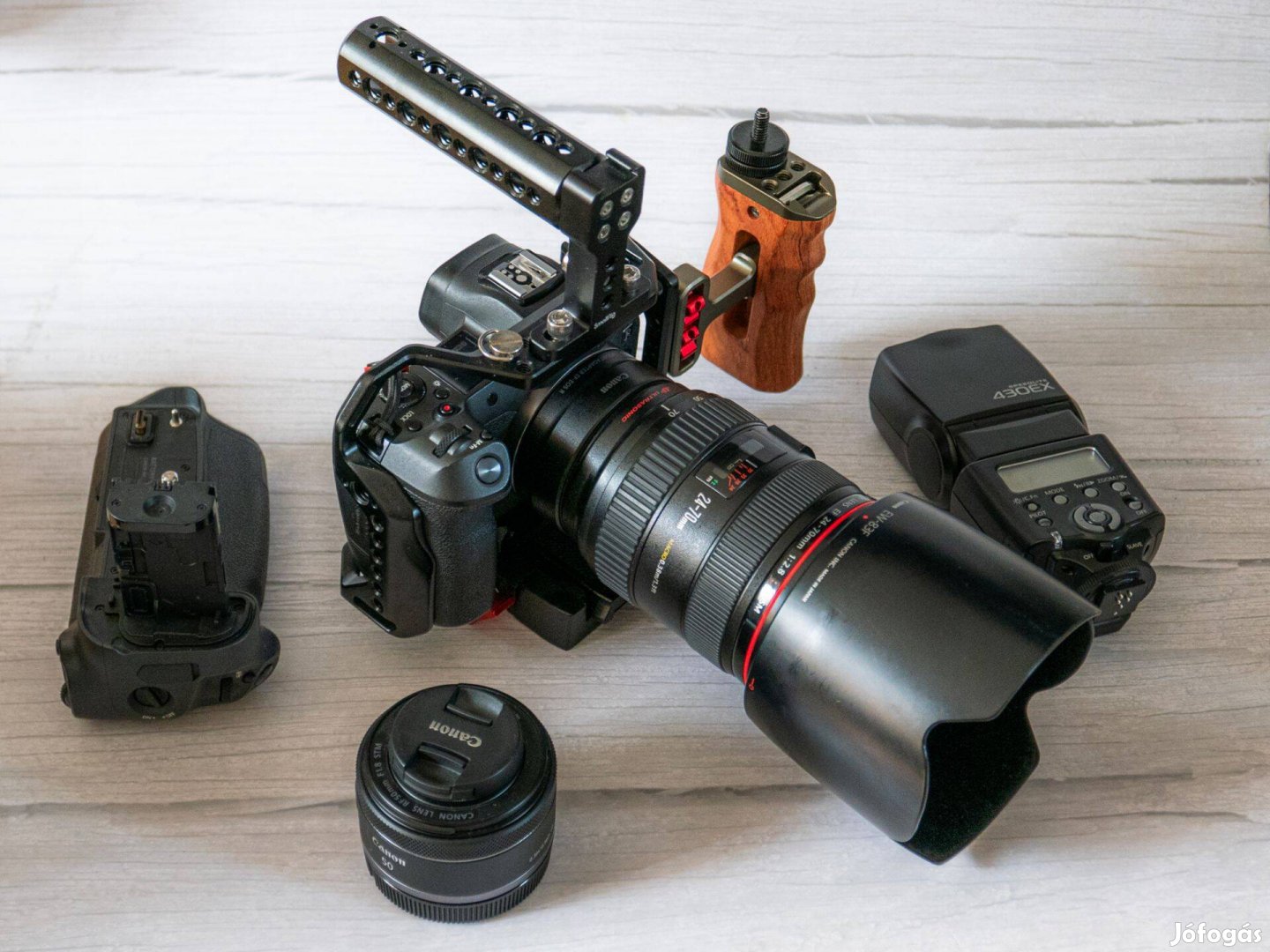 Canon EOS R objektív+kiegészítők
