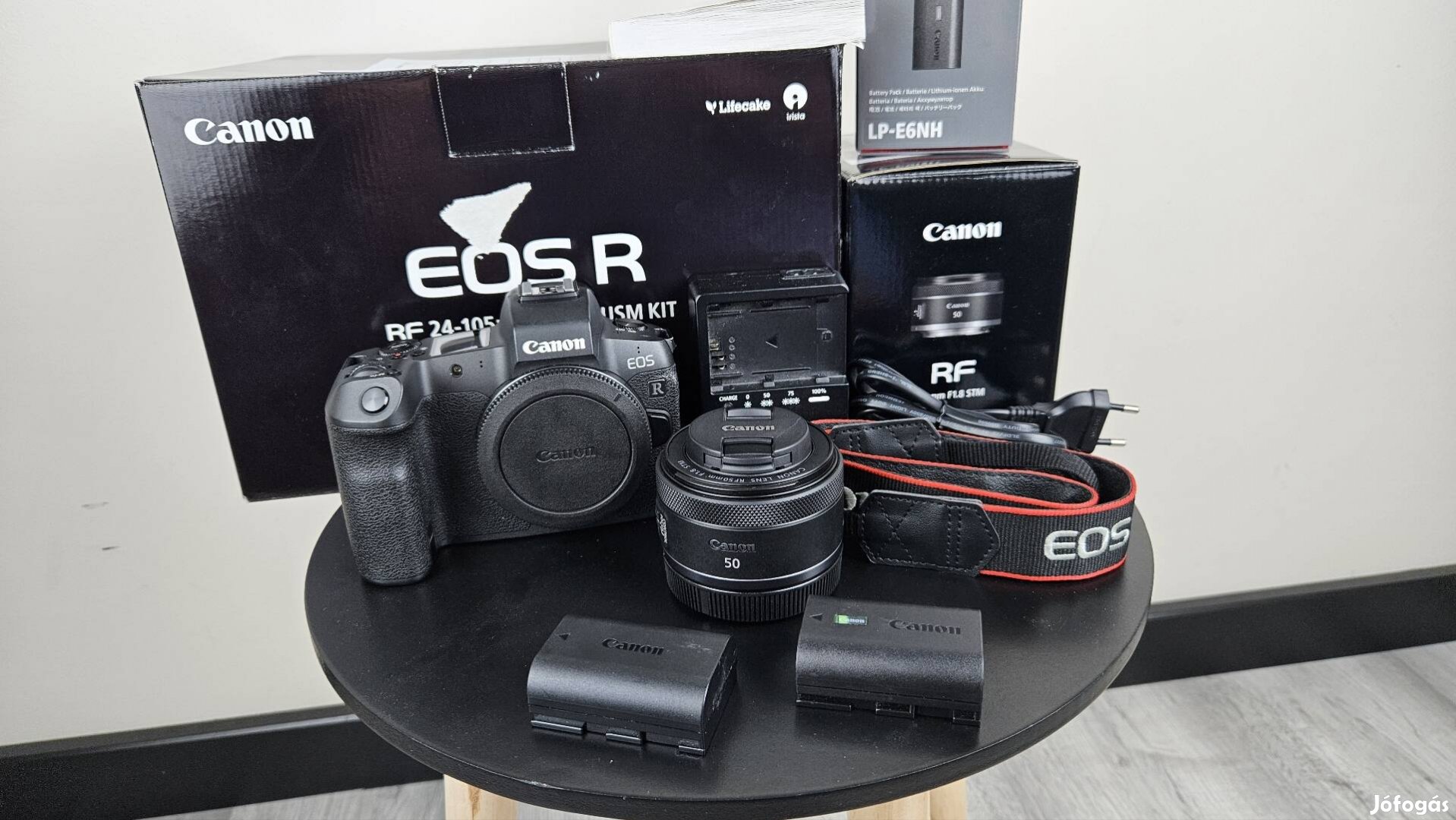 Canon EOS R váz + 1db gyári akku (objektív Elkelt)